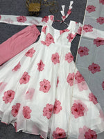 Buy White Anarkali Online In India At Best Price Offers - Joshindia