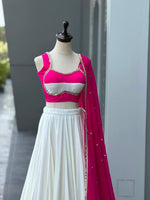 Navratri Special Cotton Lehenga Choli with Mirror Work