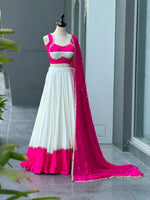 Navratri Special Cotton Lehenga Choli with Mirror Work