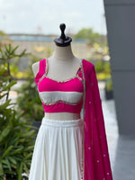 Navratri Special Cotton Lehenga Choli with Mirror Work