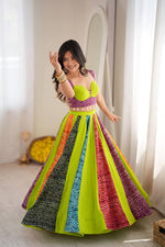 Heavy Rayon Digital Print Lehenga Choli | Full Stitched Boutique Lehenga for Women