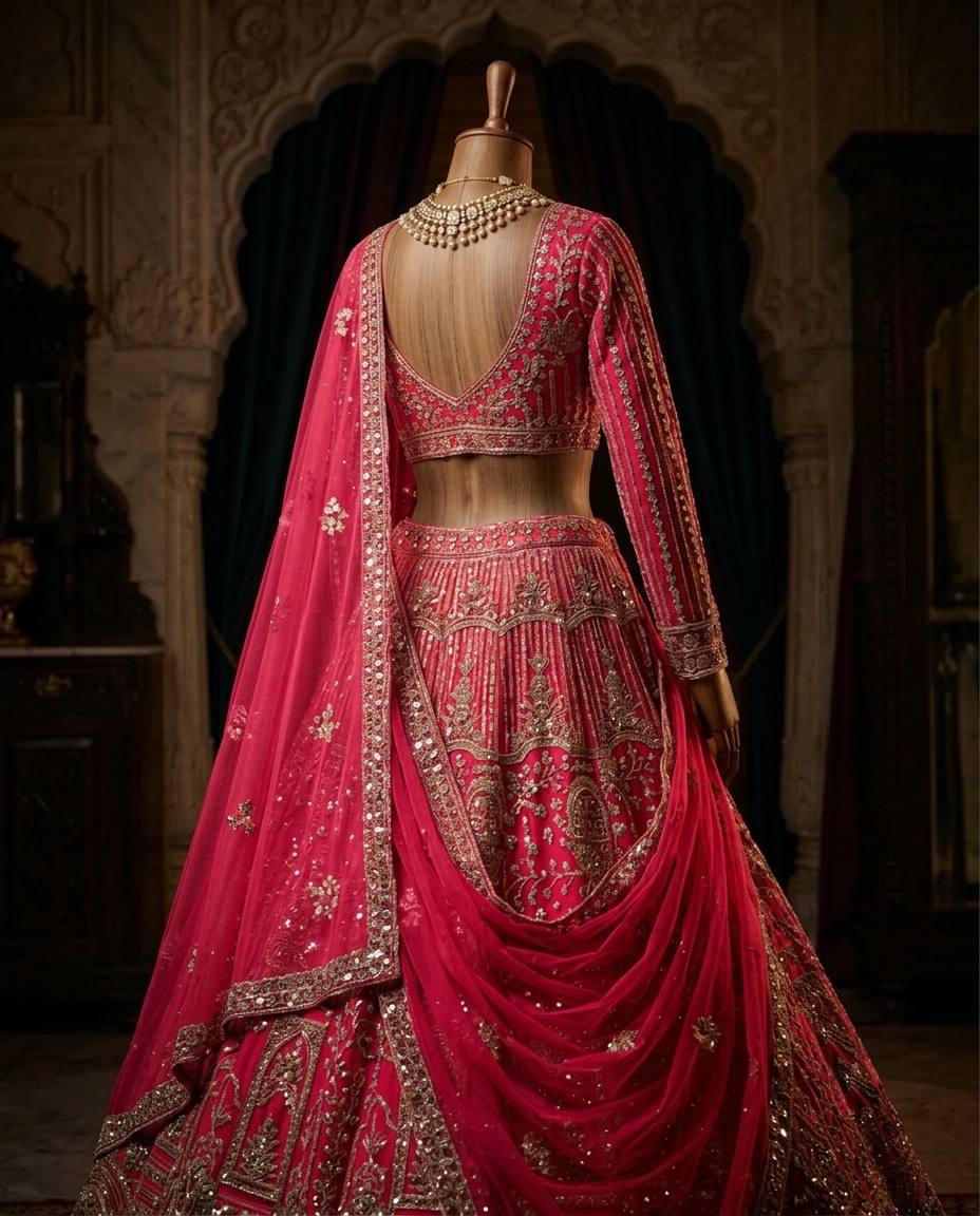 Soft Net Lehenga with Coding Sequins Work & Cancan Canvas Layers | Semi-Stitched