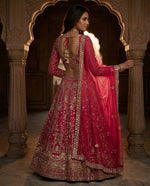 Soft Net Lehenga with Coding Sequins Work & Cancan Canvas Layers | Semi-Stitched