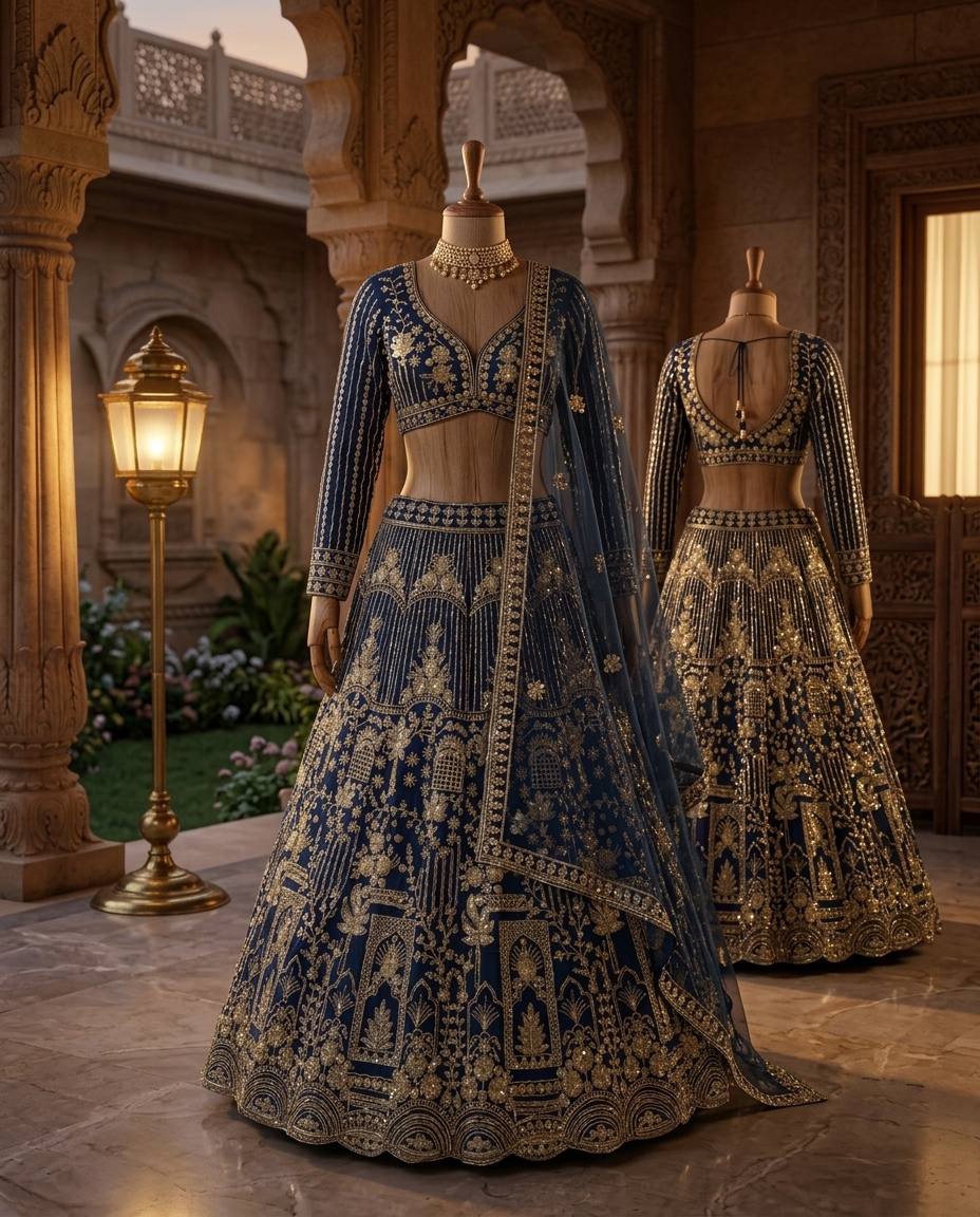 Soft Net Lehenga with Coding Sequins Work & Cancan Canvas Layers | Semi-Stitched