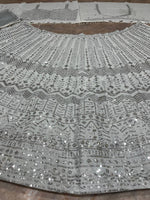 Premium Faux Georgette Lehenga with Sequins Embroidery & Butterfly Net Dupatta