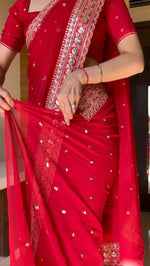 Red Designer Bridal Saree
