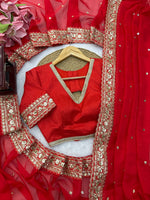 Red Designer Bridal Saree