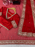 Red Designer Bridal Saree