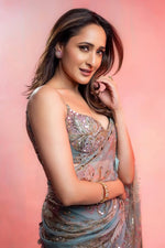 Digital Print and Real Mirror, Sequence Figure Work Saree
