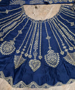 Premium Designer Blue Bridal Wedding lehenga