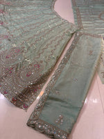 Tabby Silk Lehenga Choli Beads Cut Dana Sequins Work Semi Stitched with Dupatta