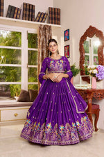 Purple Color Heavy Designer Lehenga Choli Buy Online