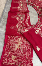 Gorgeous Red Sequins Embroidered Georgette Lehenga Choli