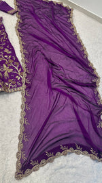 Purple Color Designer Silk Lehenga Choli