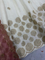 Designer Chinon Lehenga Choli with Embroidery