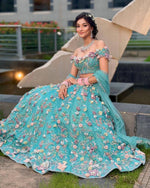 Designer Floral Embroidered Faux Georgette Lehenga Choli