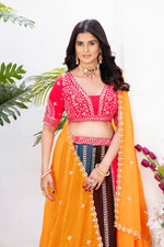 ElegantDesigner Faux Georgette Lehenga Choli