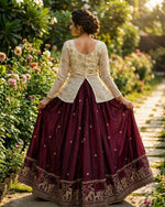 Premium Fendy Silk DesignerEmbroidery Lehenga Choli