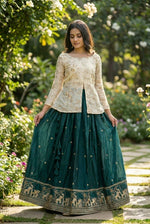 Premium Fendy Silk Designer Embroidery Lehenga Choli
