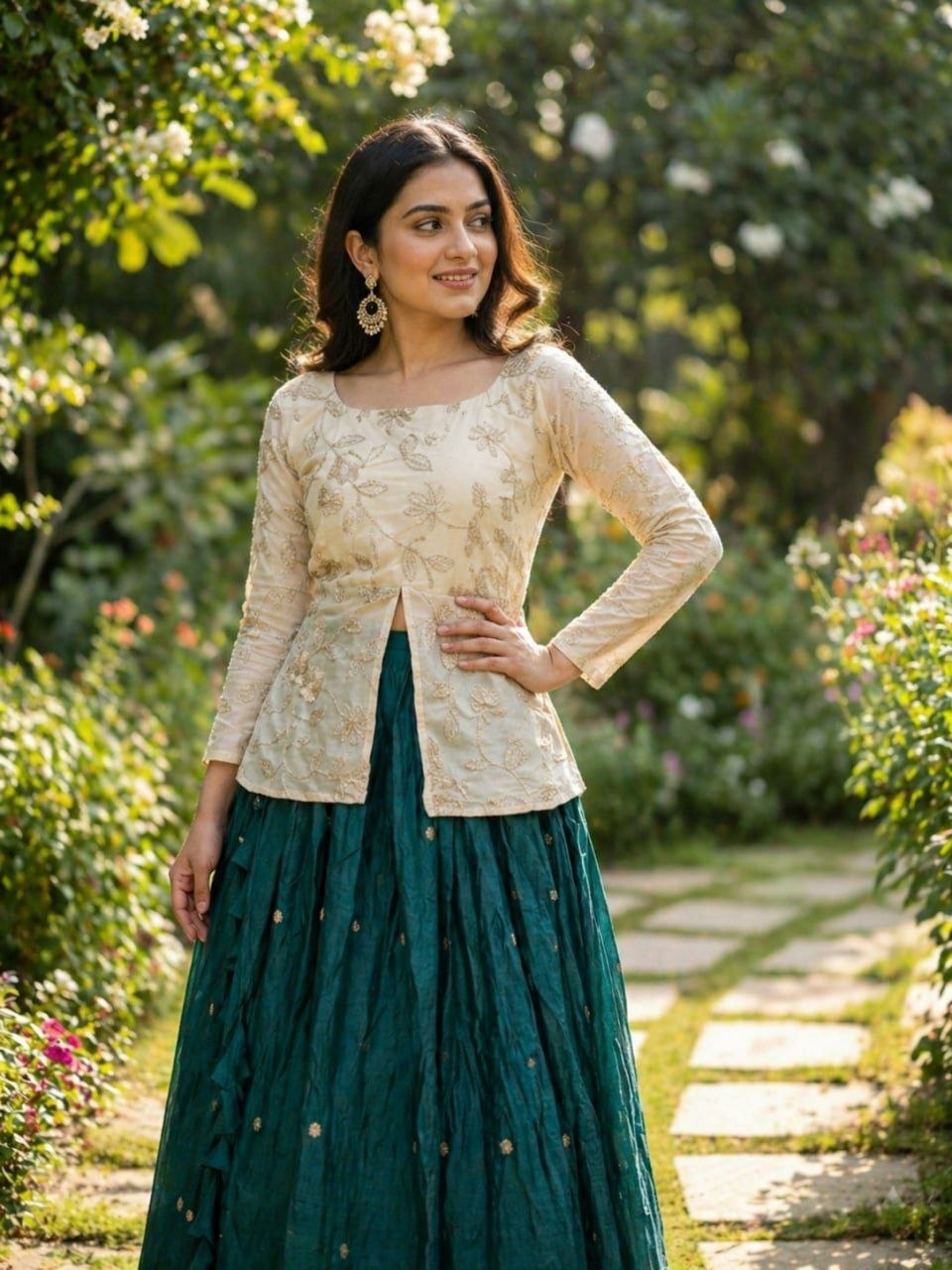 Premium Fendy Silk Designer Embroidery Lehenga Choli