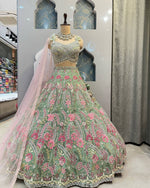 Designer Soft NetEmbroidery Lehenga Choli