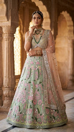 Designer Soft NetEmbroidery Lehenga Choli
