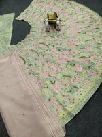 Designer Soft NetEmbroidery Lehenga Choli