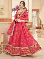 Designer Organza Floral Print Lehenga Choli