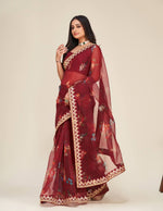 Buy Red Color Fashion Sarees Online - Joshindia