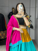 Traditional Rayon Cotton Lehenga Choli