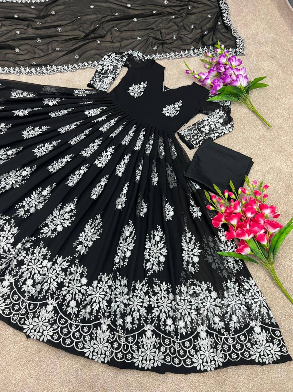 Buy Trendy Black Gown Online in India - Joshindia