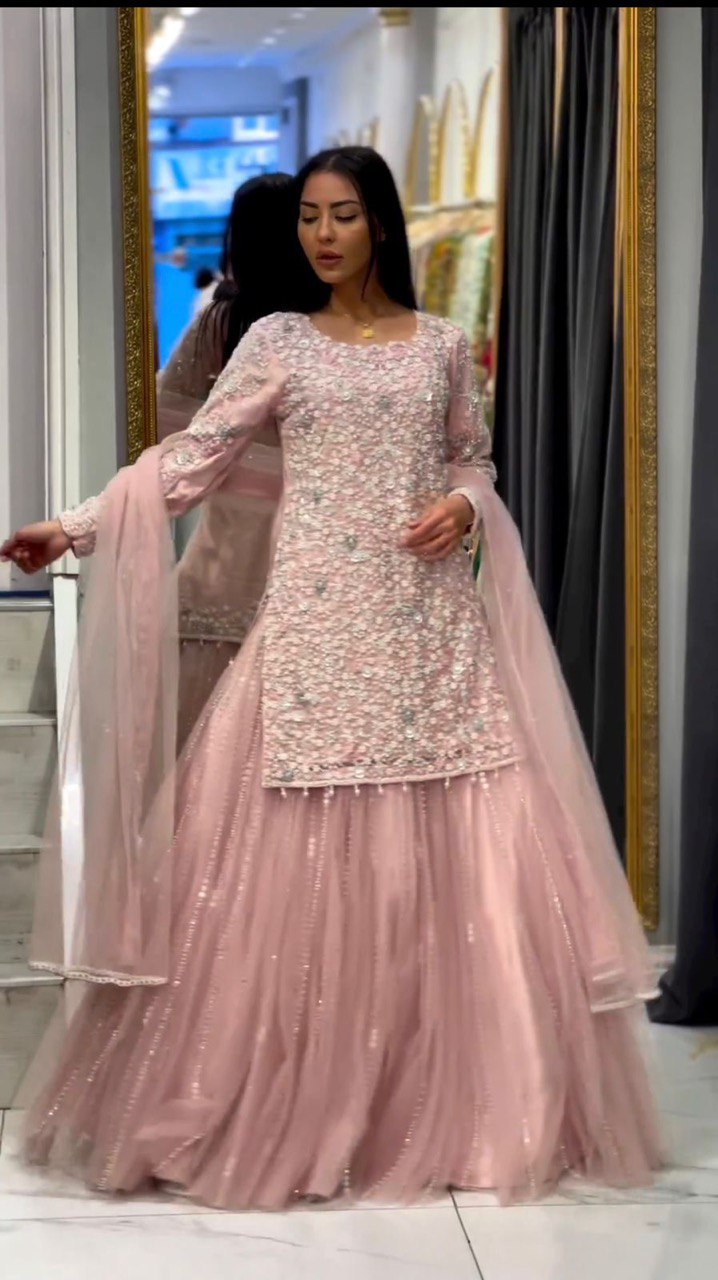 Buy Pink Lehenga online in India - Joshindia