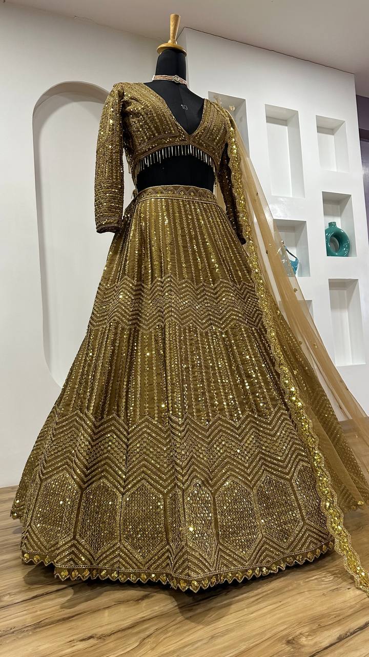 Silk Georgette Designer Lehenga choli