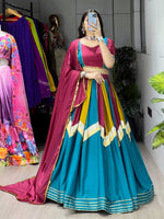 Designer Chinon Traditional Lehenga Choli Set
