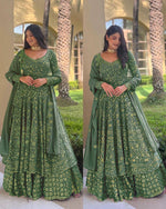 Buy Trendy Green Lehenga Choli Online in India - Joshindia