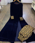 Buy Trendy Blue Gown Online in India - Joshindia