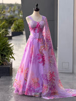 Pure Organza Digital Printed Lehenga Choli