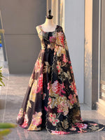 Pure Organza Digital Printed Lehenga Choli