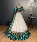 Buy Latest Green Color Lehenga Choli Online at Best Price - Joshindia