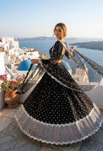 Stunning Black Sequins Georgette Party Wear Lehenga Choli