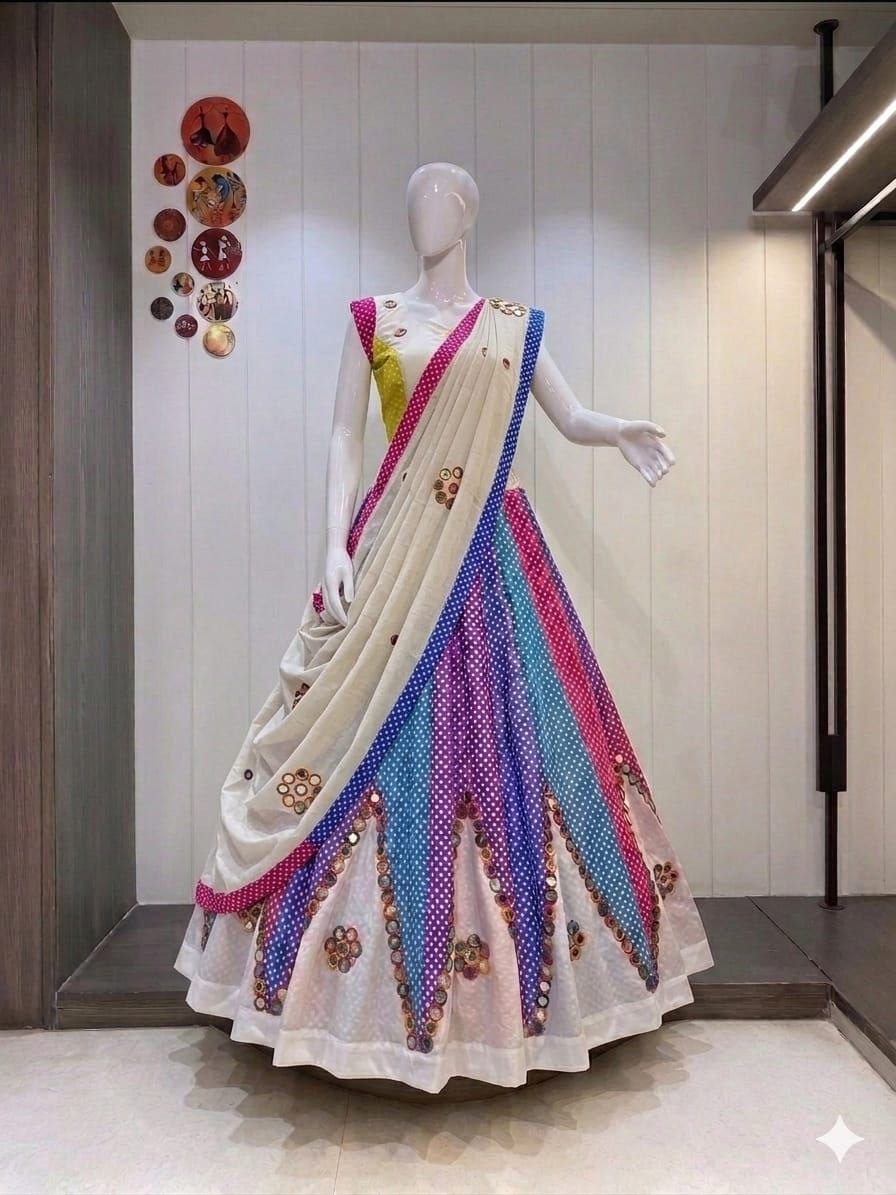 Vibrant Multi Color Navratri Lehenga Choli