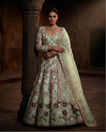 Light Weight Coding Sequins Soft Net Lehenga Choli