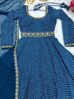 Blue Party Wear Gown Designs Online for Girls - Joshindia