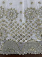 Buy Faux Georgette Lehenga Choli with Thread & Sequins Work Online