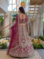 Designer Embroidery Butterfly Net Lehenga Choli