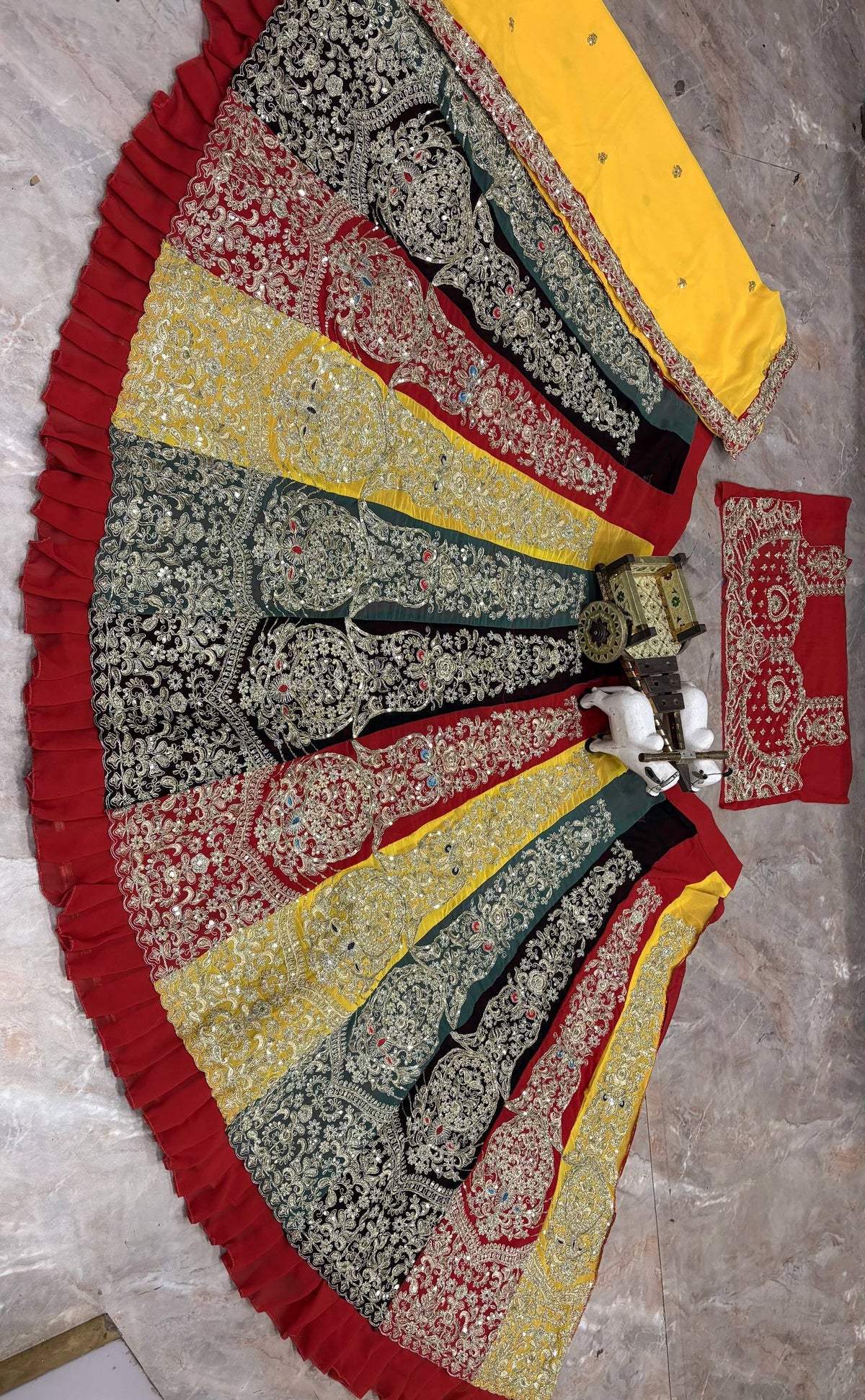 Premium Faux Georgette Lehenga Choli with Coding Sequins Work