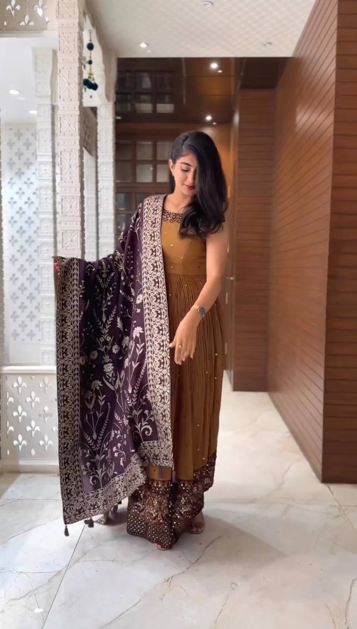 Buy Brown Palazzos Online at Best Prices In India - Joshindia