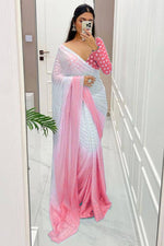 Pink Saree - Buy Pink Colour Sarees Online At Best Prices - JOSHINDIA - Joshindia