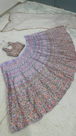 Beautiful Multi Color Designer Lehenga Choli