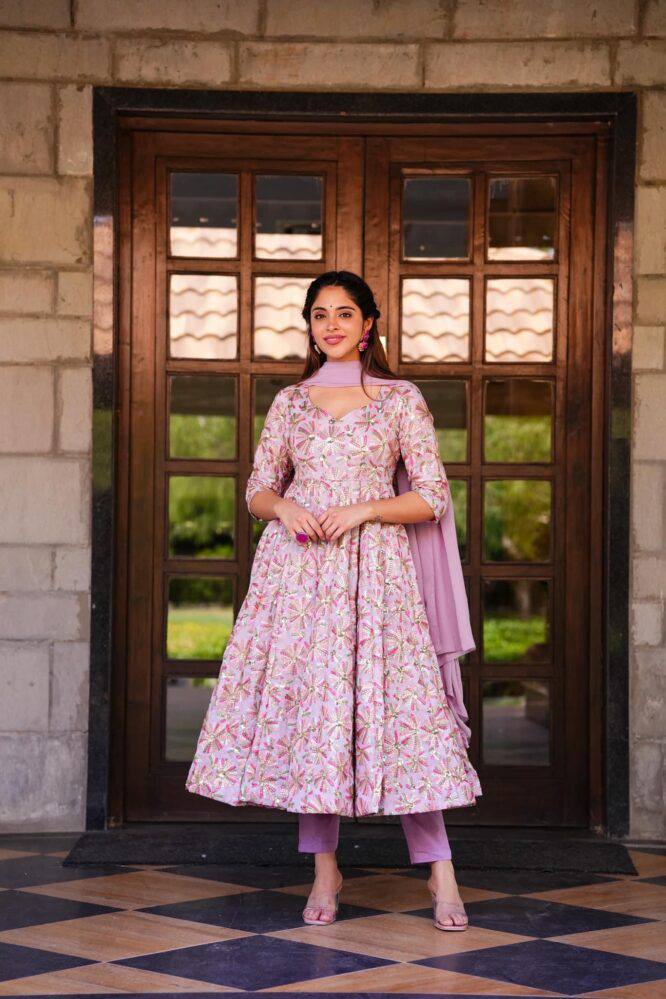 Buy Latest Pink Color Indian Gown Online at Best Price– Joshindia